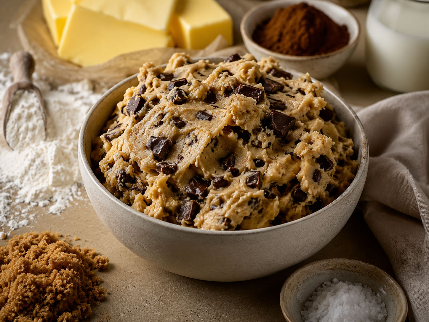 Cookie dough made from all Cookie Co ingredients