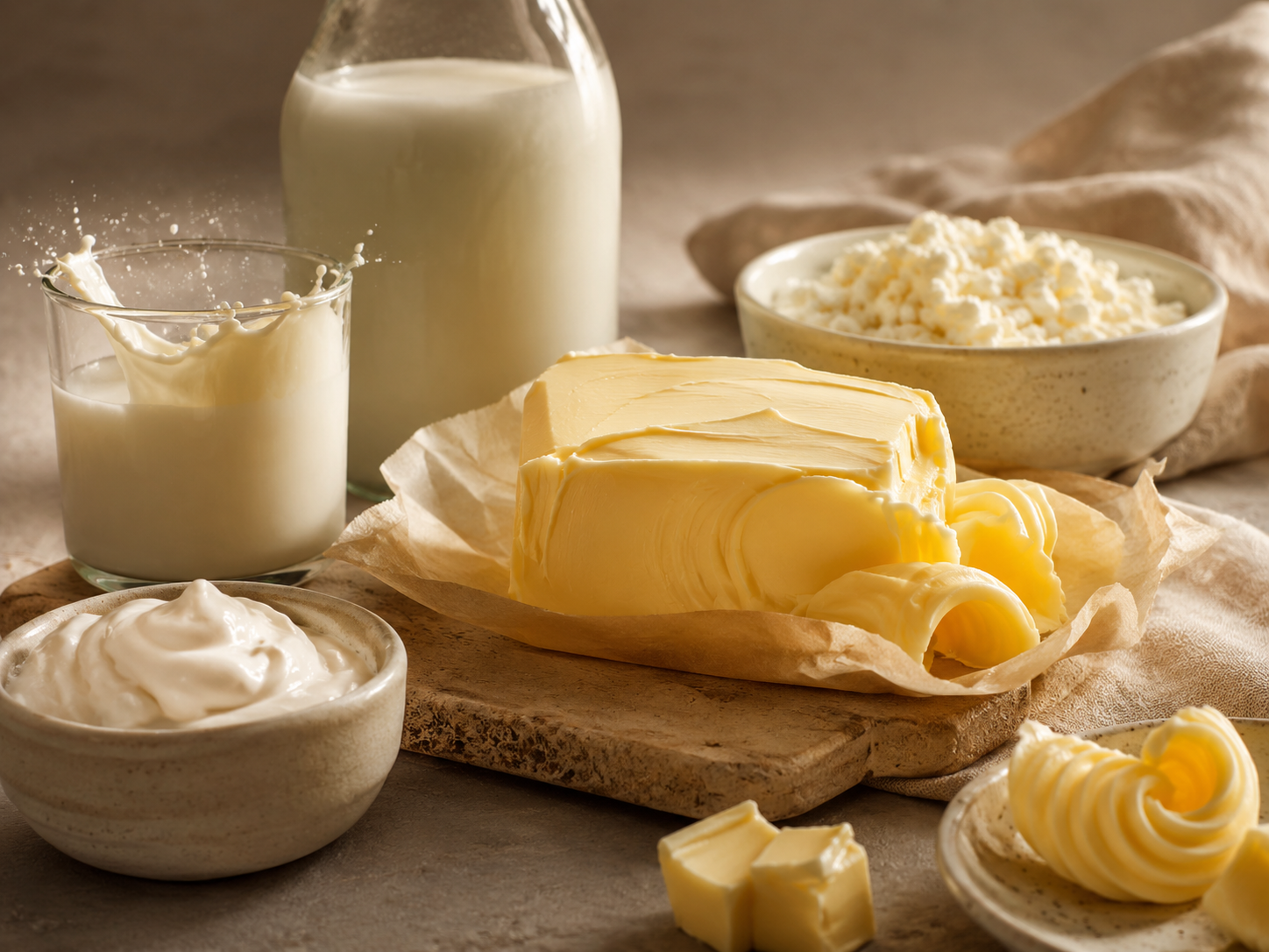 Butter milk and milk-related products